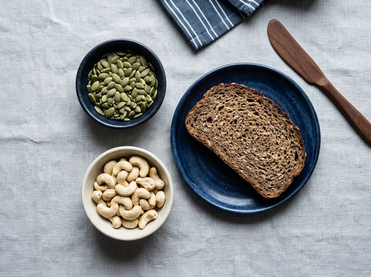 Pompoenpitten en cashewnoten - voedingsbronnen van zink voor mannelijke vitaliteit